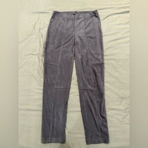Joseph Ribkoff Gray Suede Pants